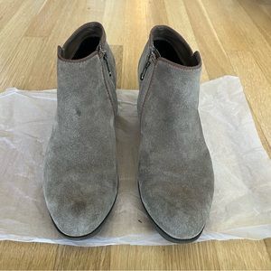 Blondo Villa Waterproof Bootie in Mushroom Suede